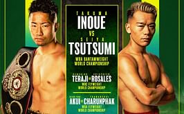 Takuma Inoue vs. Seiya Tsutsumi: Full card results
