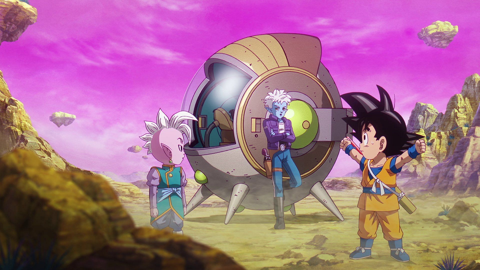 The party in the most recent episode (Image via Toei Animation).