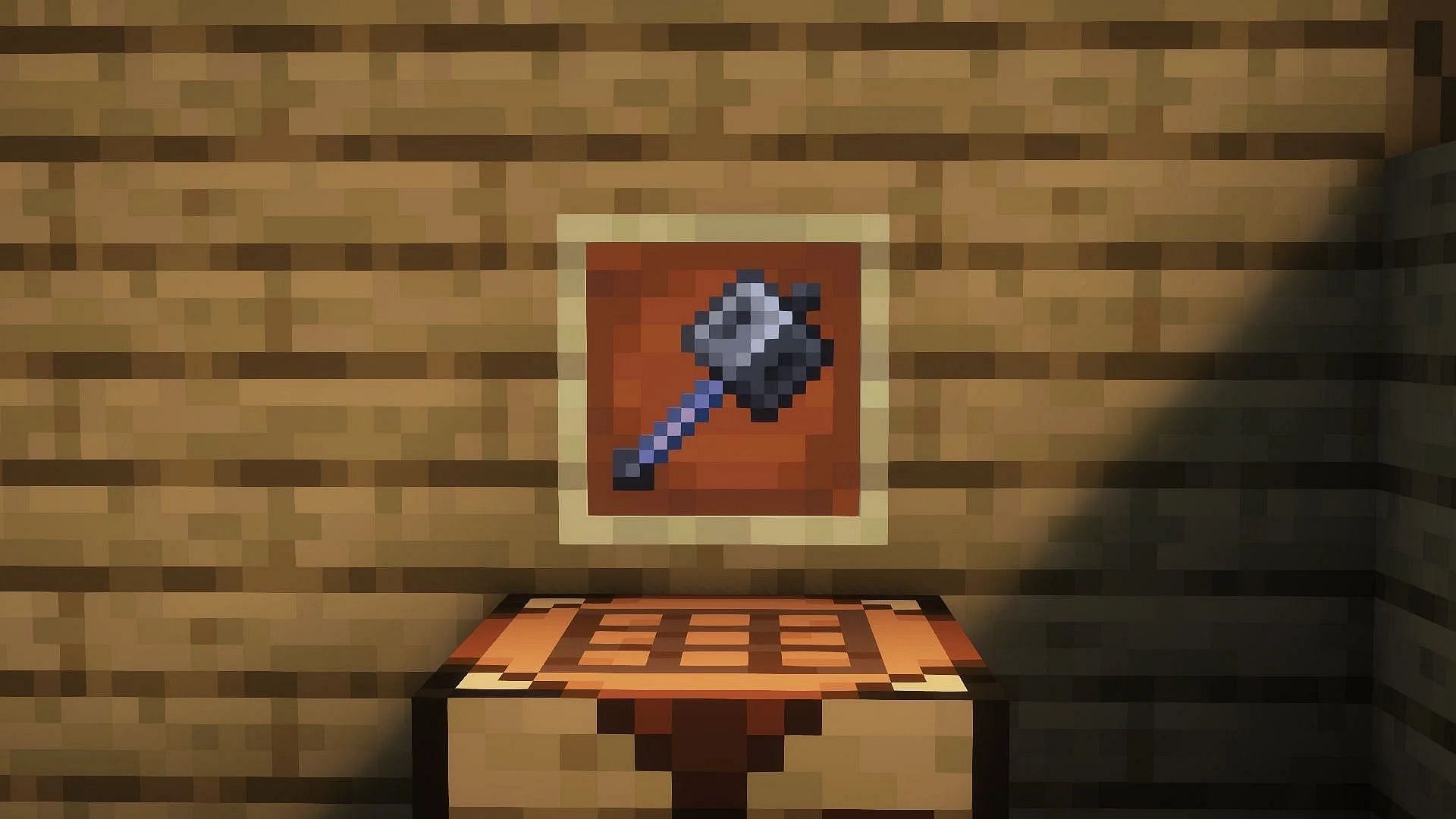 The mace in Minecraft can be crafted using two rare items (Image via Mojang Studios)