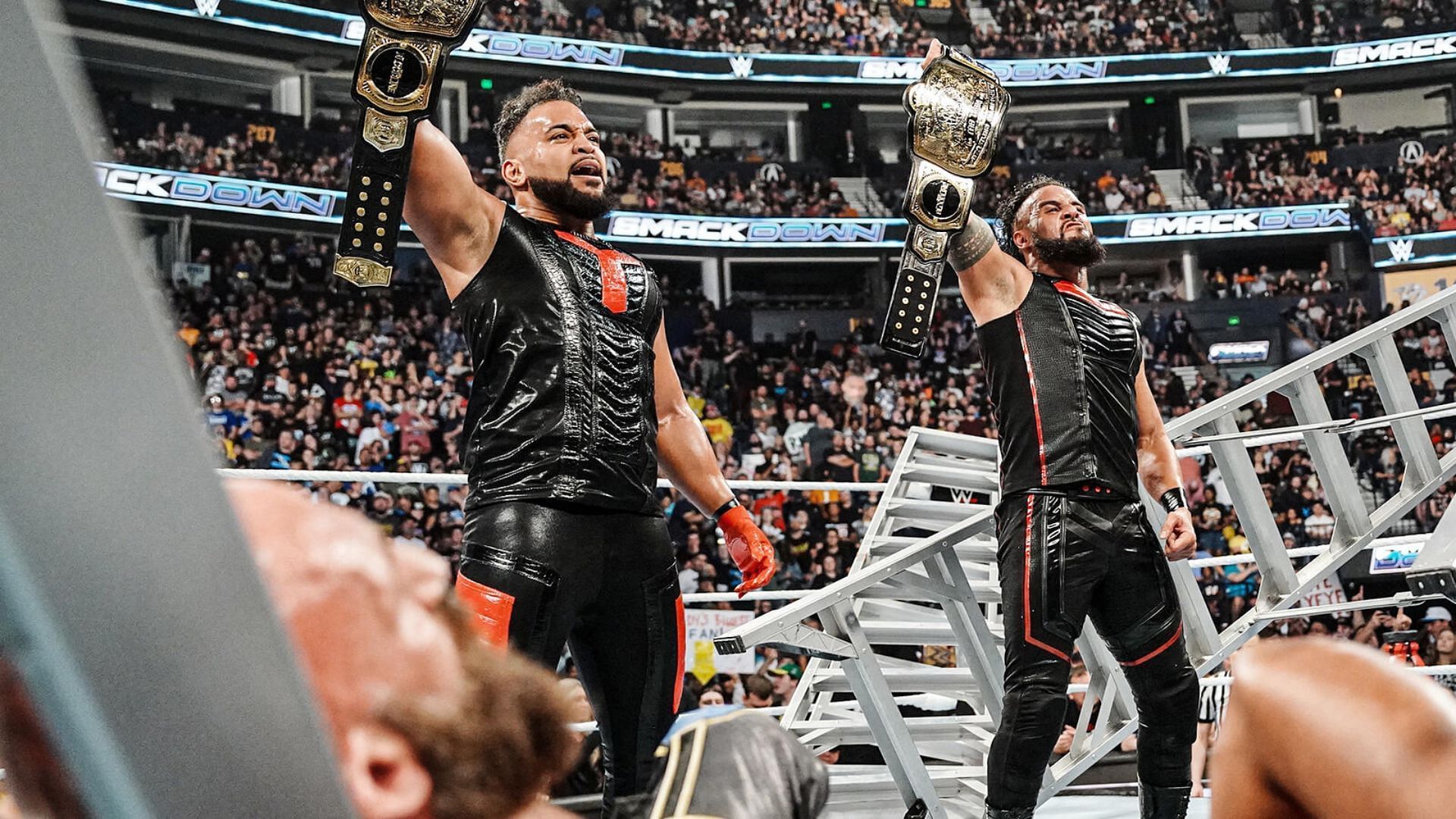 Tonga Loa and Tama Tonga retained their titles on SmackDown (Image Credits: WWE.com)