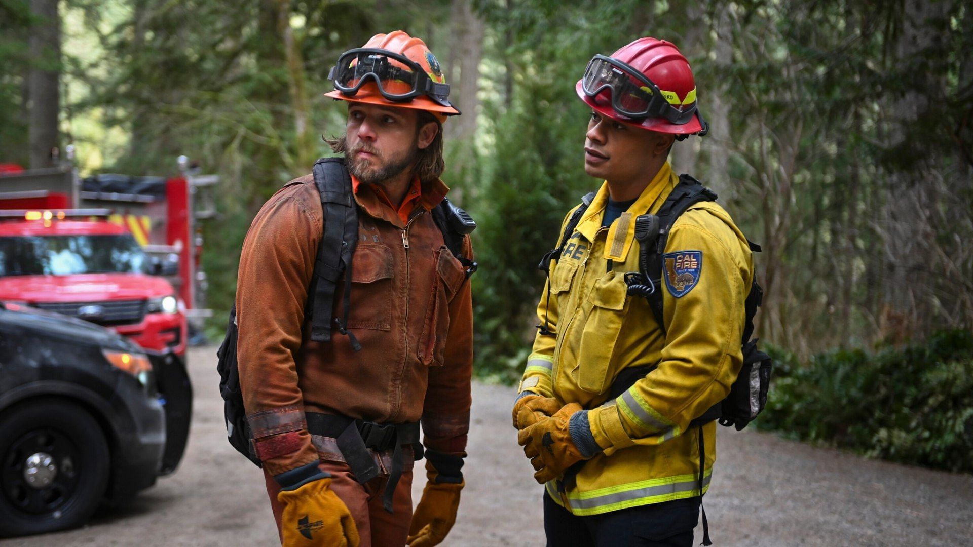 Bode and Jake as seen in the CBS drama Fire Country (Image via Facebook/@Fire Country)