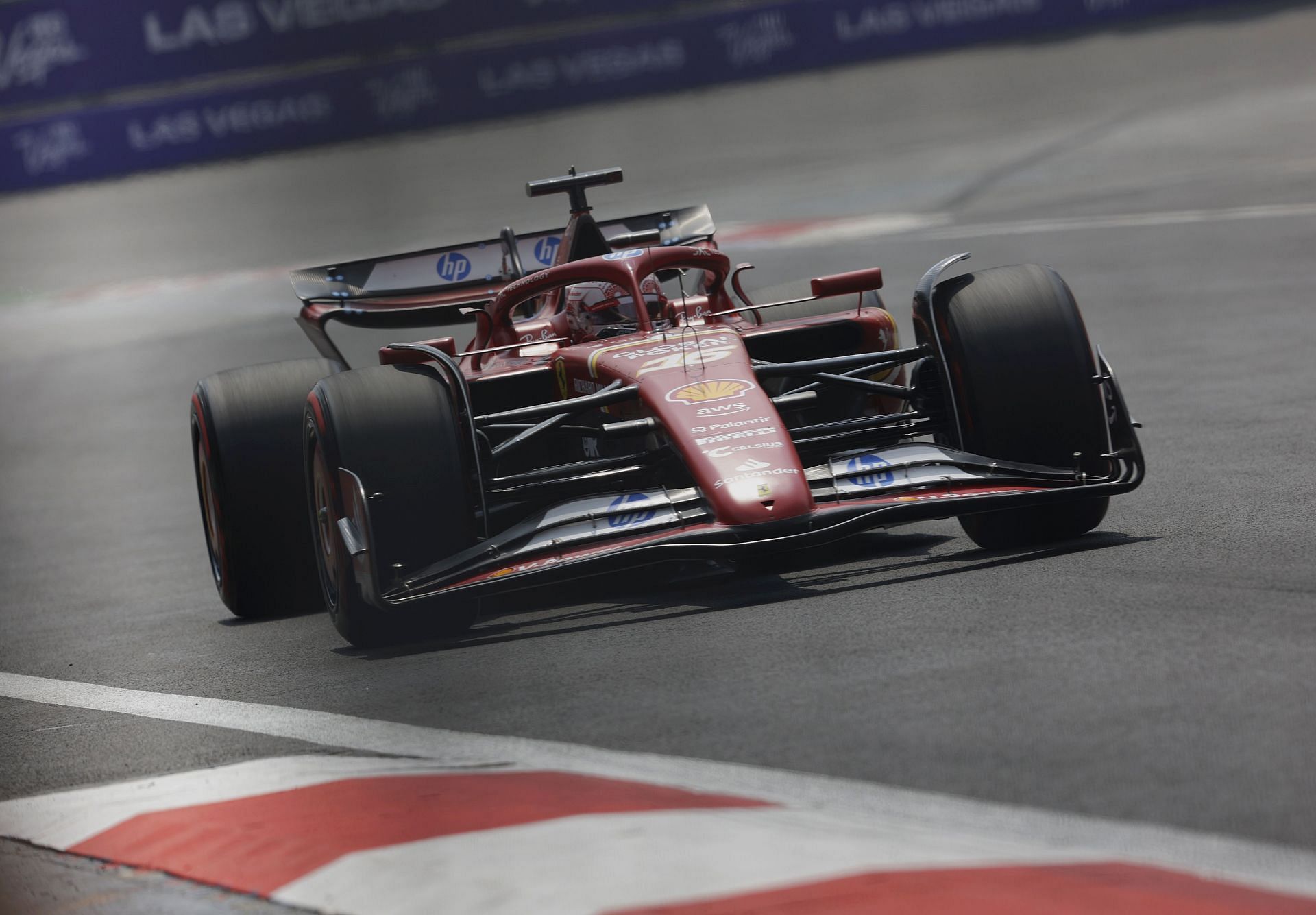 Ferrari driver Charles Leclerc participates in practice 3 of the 2024 Mexico City Grand Prix (Source: Getty)