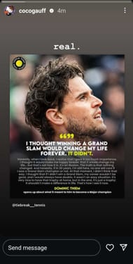 Screenshot from Instagram