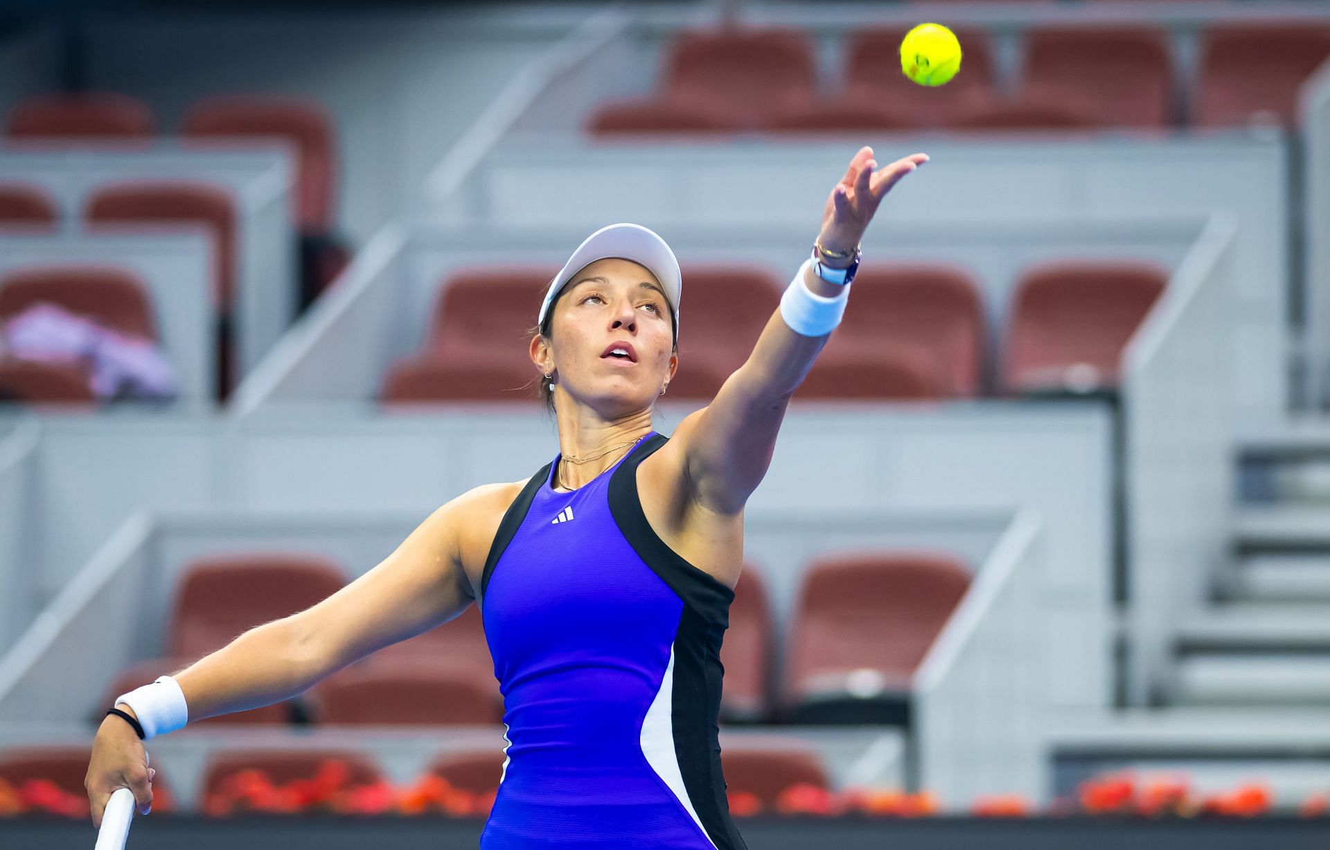 Jessica Pegula in action at the 2024 China Open (Picture: Getty)