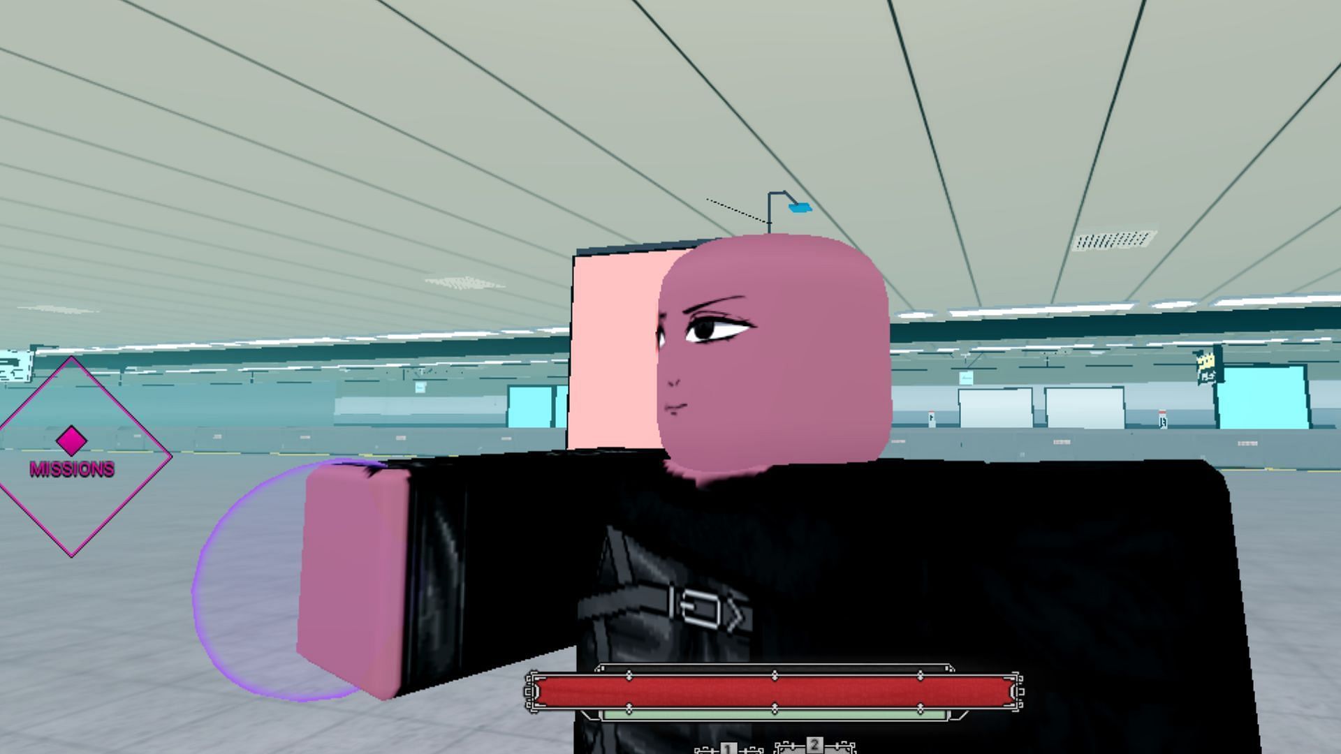 Forgotten Orb appears as a transparent purple circle (Image via Roblox)