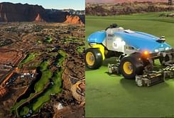 WATCH: Black Desert Resort deploys self-driven mowers to mow 51 acres of land amid tournament