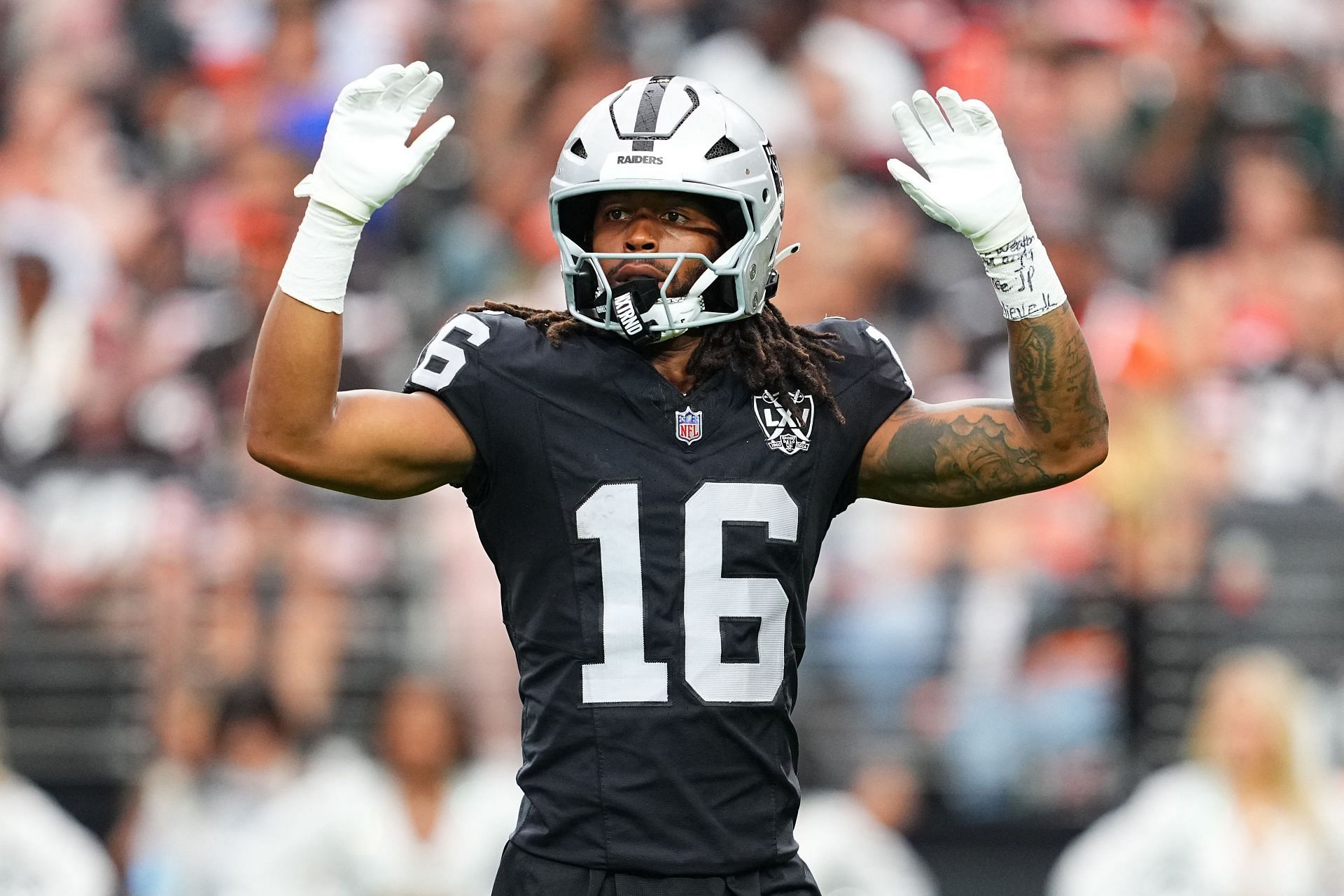 Jakobi Meyers at Cleveland Browns vs. Las Vegas Raiders - Source: Getty