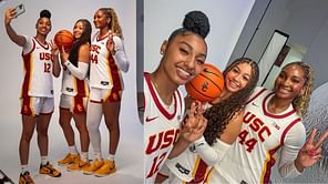 IN PICS: USC’s JuJu Watkins, KiKi Iriafen, Talia von Oelhoffen and more strike a pose for while promoting game tickets