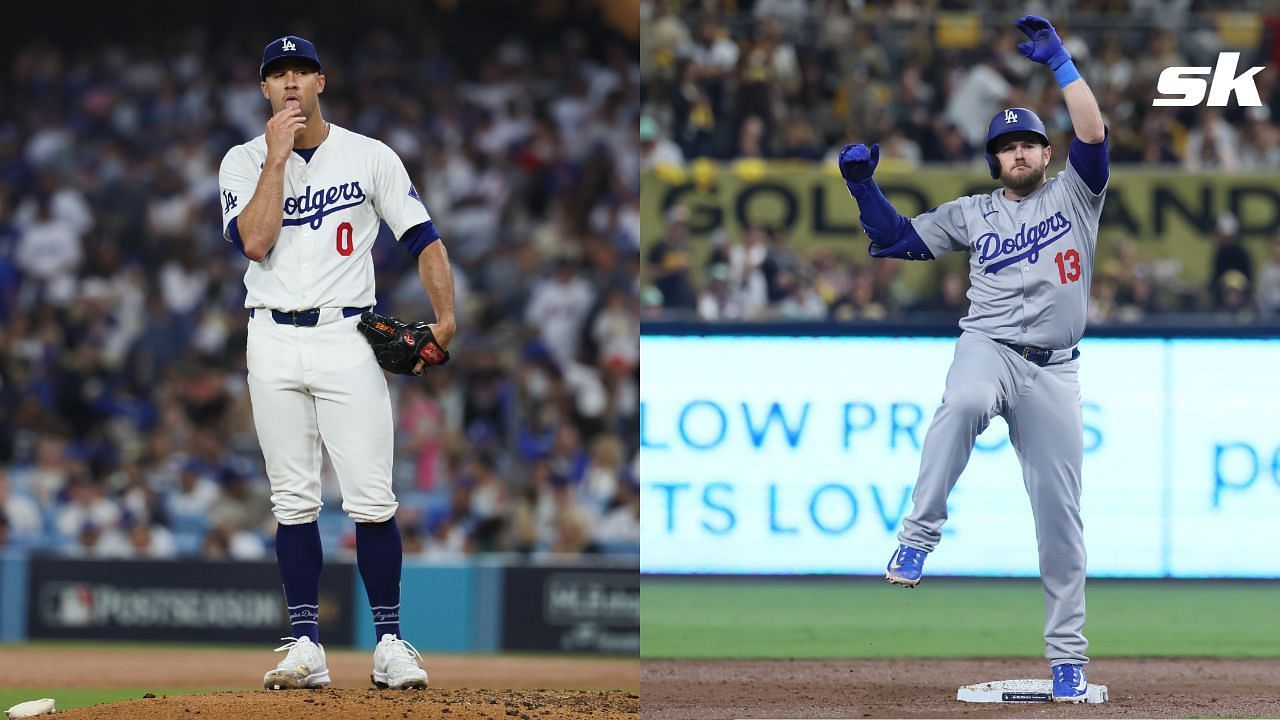 Max Muncy gives Dodgers pitchers big pat on the back after record-setting shutdown to start NLCS against Mets