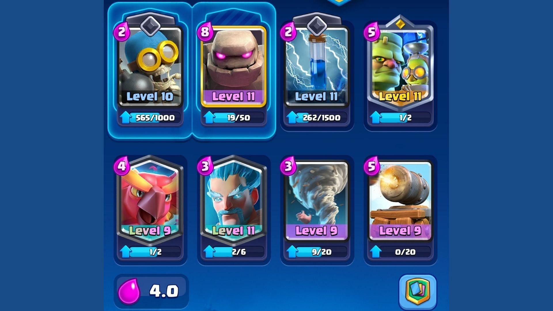 Using the Golem recklessly can even cost a Crown Tower (Image via Supercell)