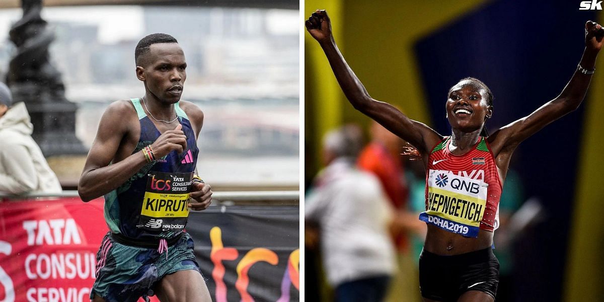 Amos Kipruto and Ruth Chepngetich are the two of the top names to watch out for at the Chicago Marathon 2024. PHOTO: Both from Getty Images