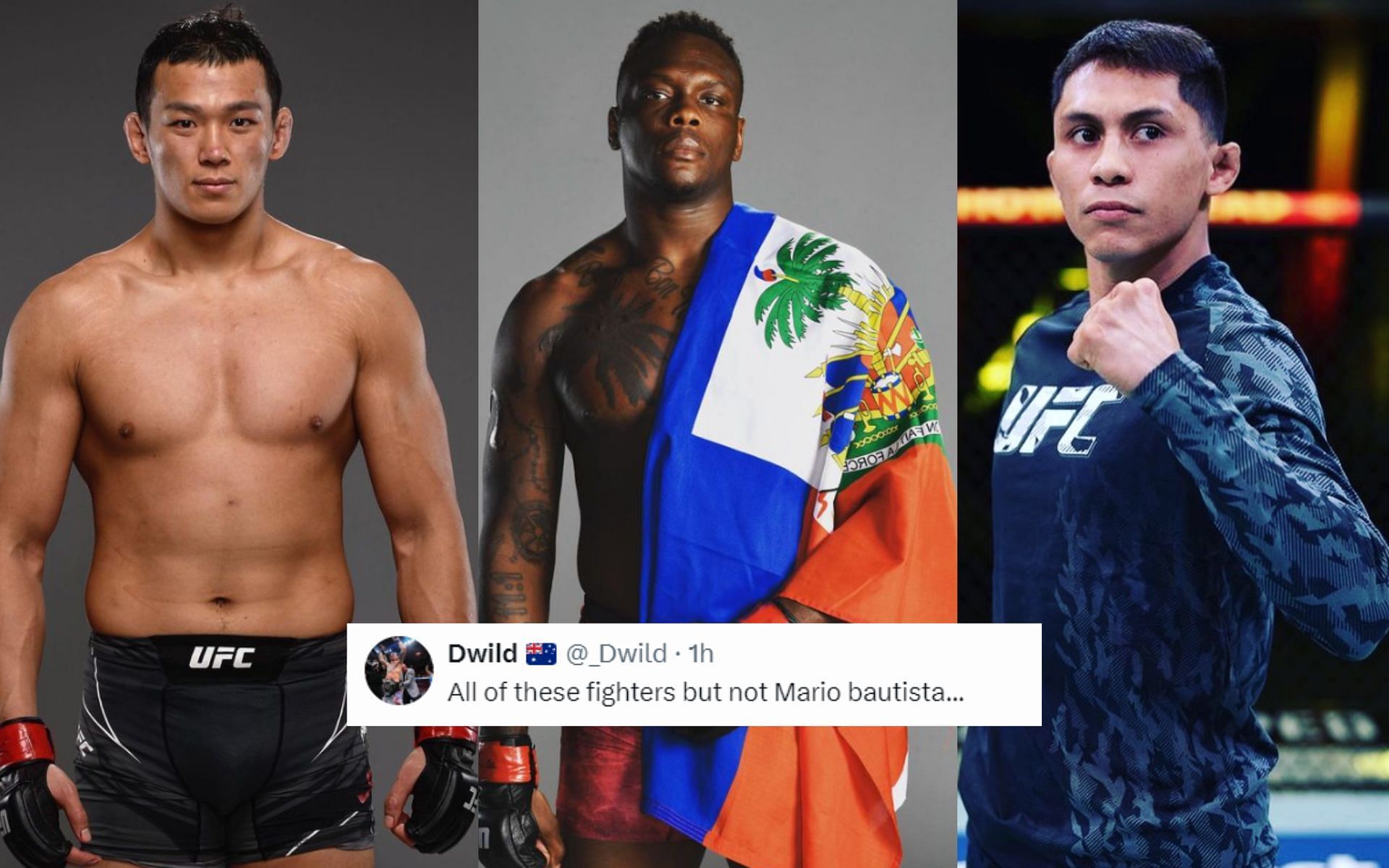 UFC roster update [Images courtesy: @003_osp, @fighter_jeong, and @vic_altamirano on Instagram]