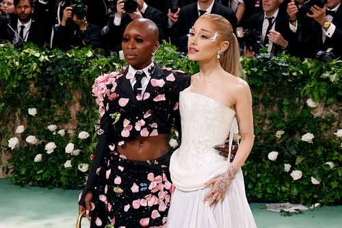 Wicked stars Cynthia Erivo and Ariana Grande (Photo by Taylor Hill/Getty Images)