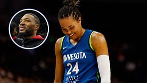 Damian Lillard pumped to see Napheesa Collier's emphatic run to WNBA Finals