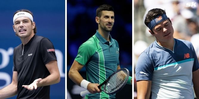 6 players Novak Djokovic has won his first 10 matches against ft. Taylor Fritz, Milos Raonic