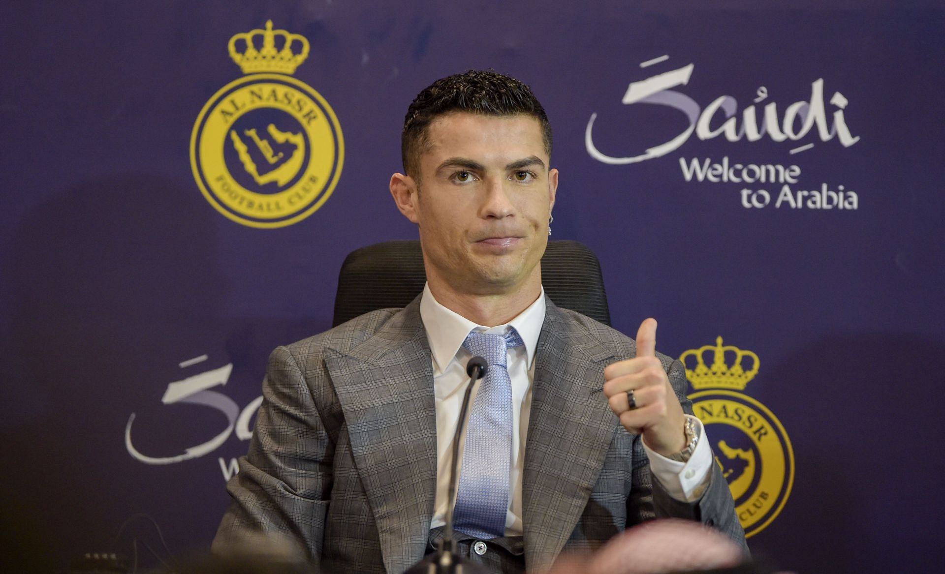 Cristiano Ronaldo is Officially Unveiled as Al Nassr Player - Source: Getty