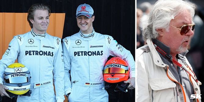 "Cheapest, dirtiest thing I've seen in F1" - When Michael Schumacher was publicly chastised by Nico Rosberg's father