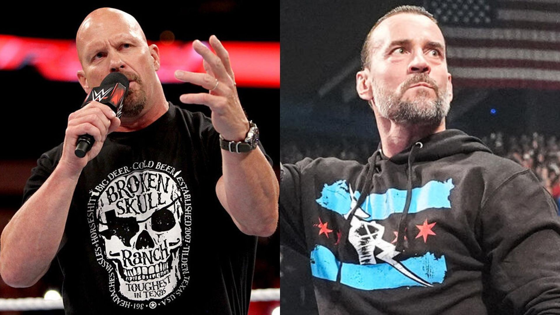 Stone Cold Steve Austin, CM Punk [Photo credits: WWE.com]