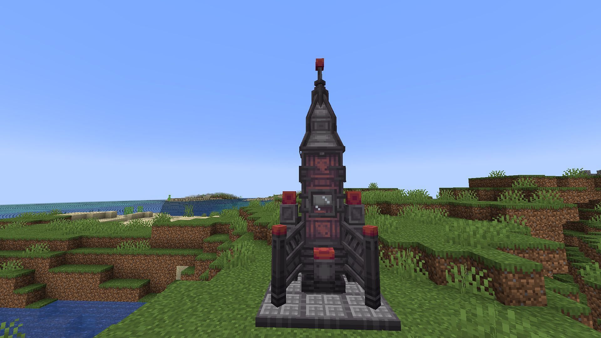 Go further out into space with this rocket (Image via Mojang Studios || Curseforge/@st0x0ef)