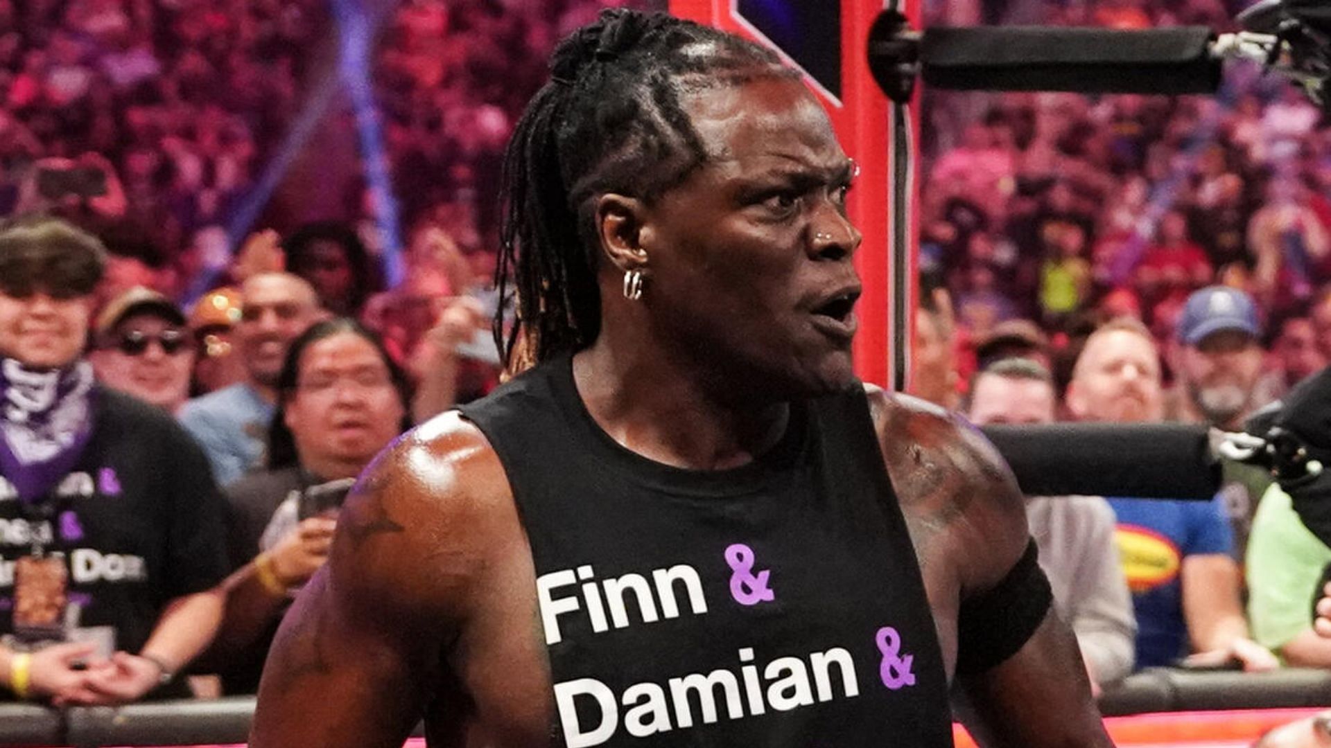 R-Truth performs on RAW [Photo credit: WWE]