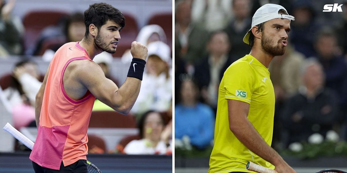 Carlos Alcaraz vs Tomas Machac is one of the quarterfinal matches at the Shanghai Masters 2024. (Photos: Getty)