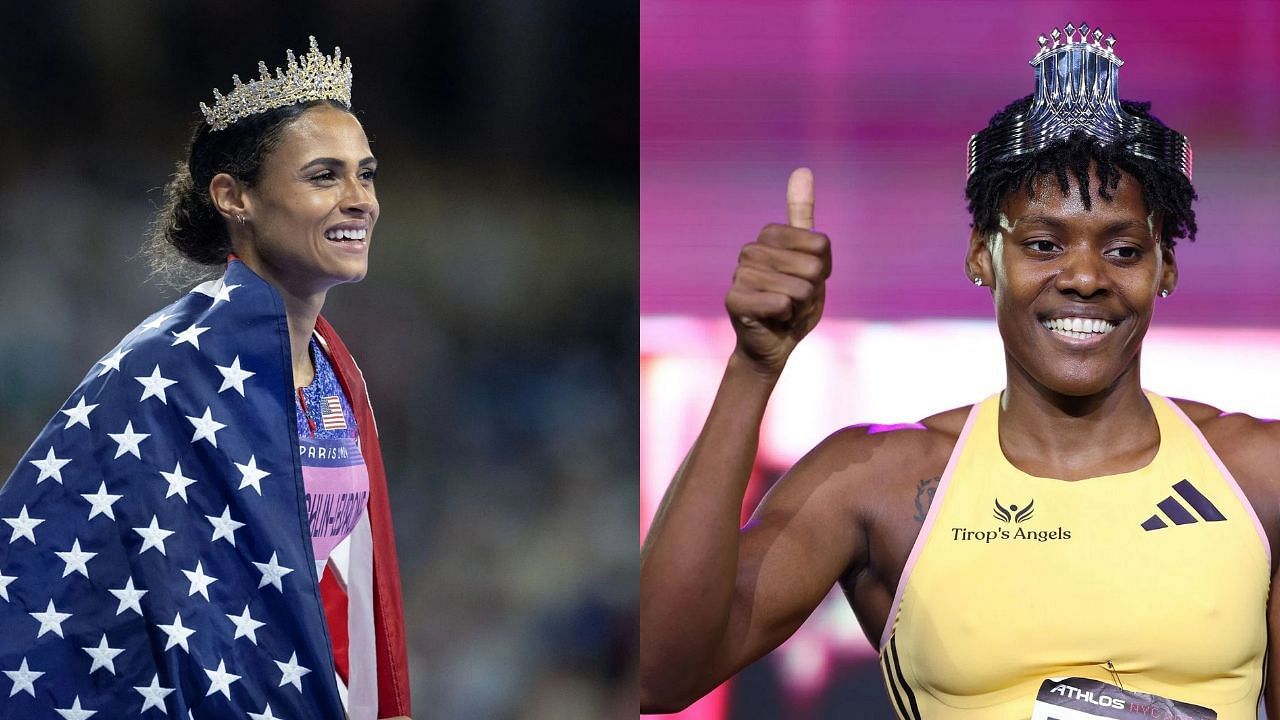 Sydney McLaughlin-Levrone and Marileidy Paulino (Images via: Both Getty)