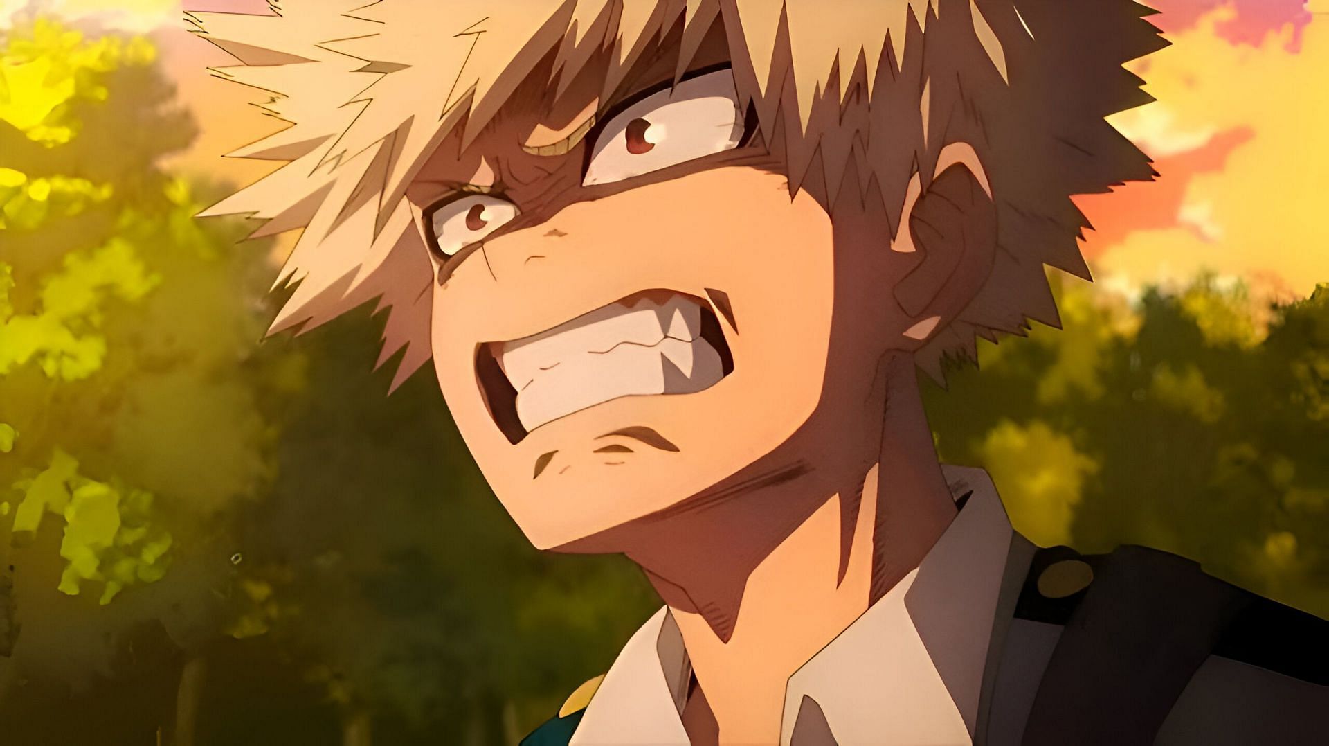 Katsuki Bakugo as seen in the anime (Image via Bones)