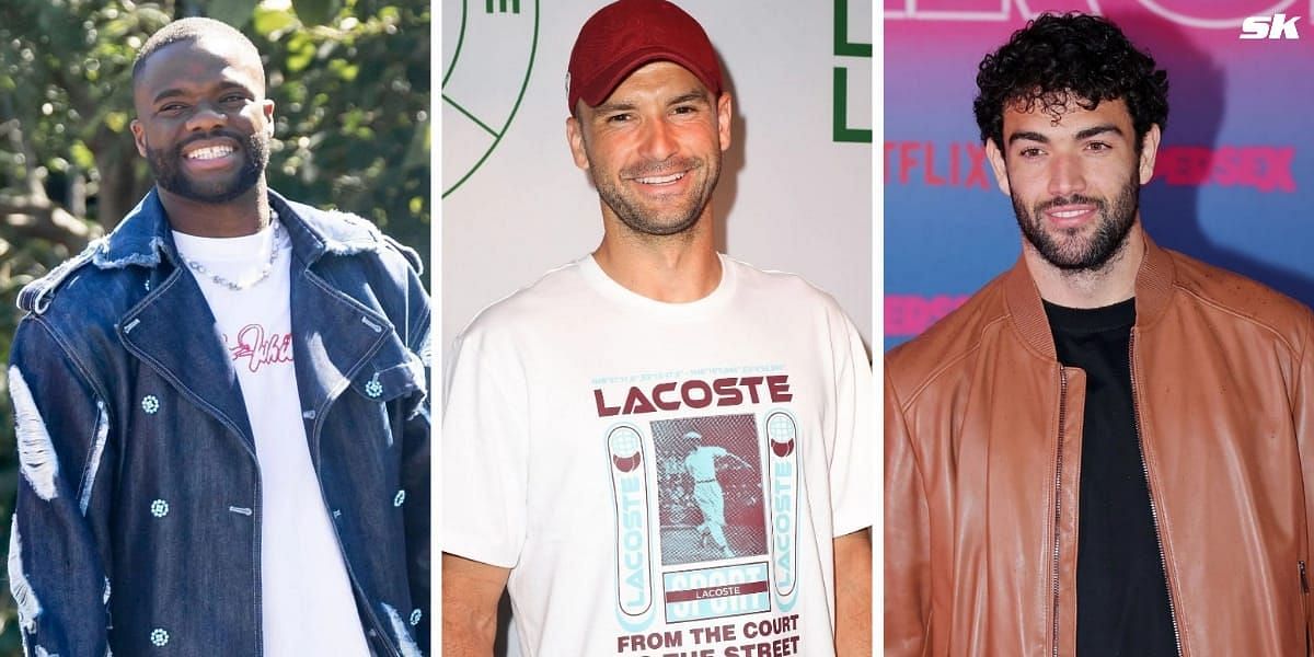 Frances Tiafoe(L), Grigor Dimitrov (C), Matteo Berrettini (R), and other ATP stars gear up for Halloween season (Image source: GETTY)