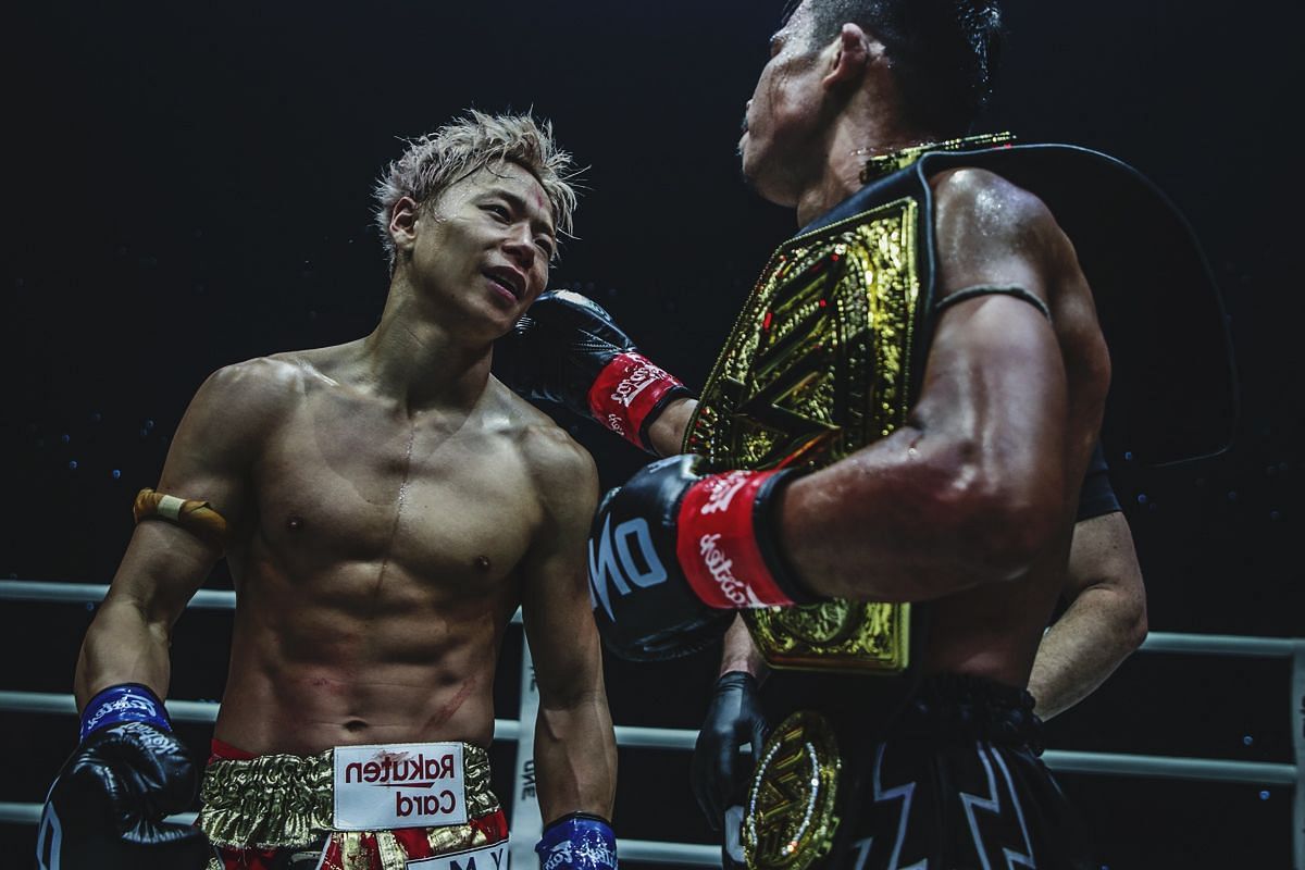 Takeru (L) and Superlek (R) | Image by ONE Championship