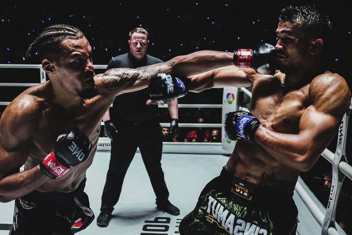 Regian Eersel during his rematch with Sinsamut Klinmee in May 2023. [Photo via: ONE Championship]