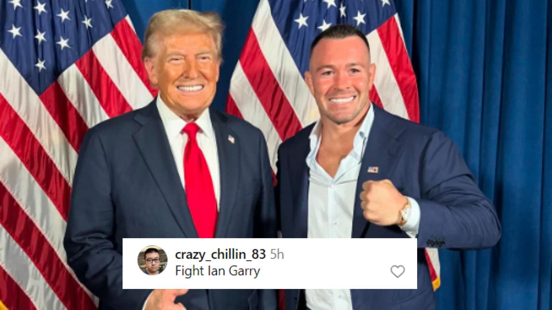 Colby Covington gets fight advises after reminding Americans to vote. [Image Courtesy: @colbnycovington/Instagram]  