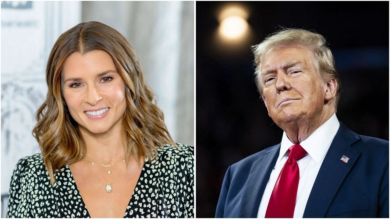 Former NASCAR driver Danica Patrick voices her support for Republican presidential candidate Donald Trump (Getty Images)