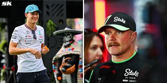 "Give the a**e a rest": Humorous interaction between George Russell and Valtteri Bottas