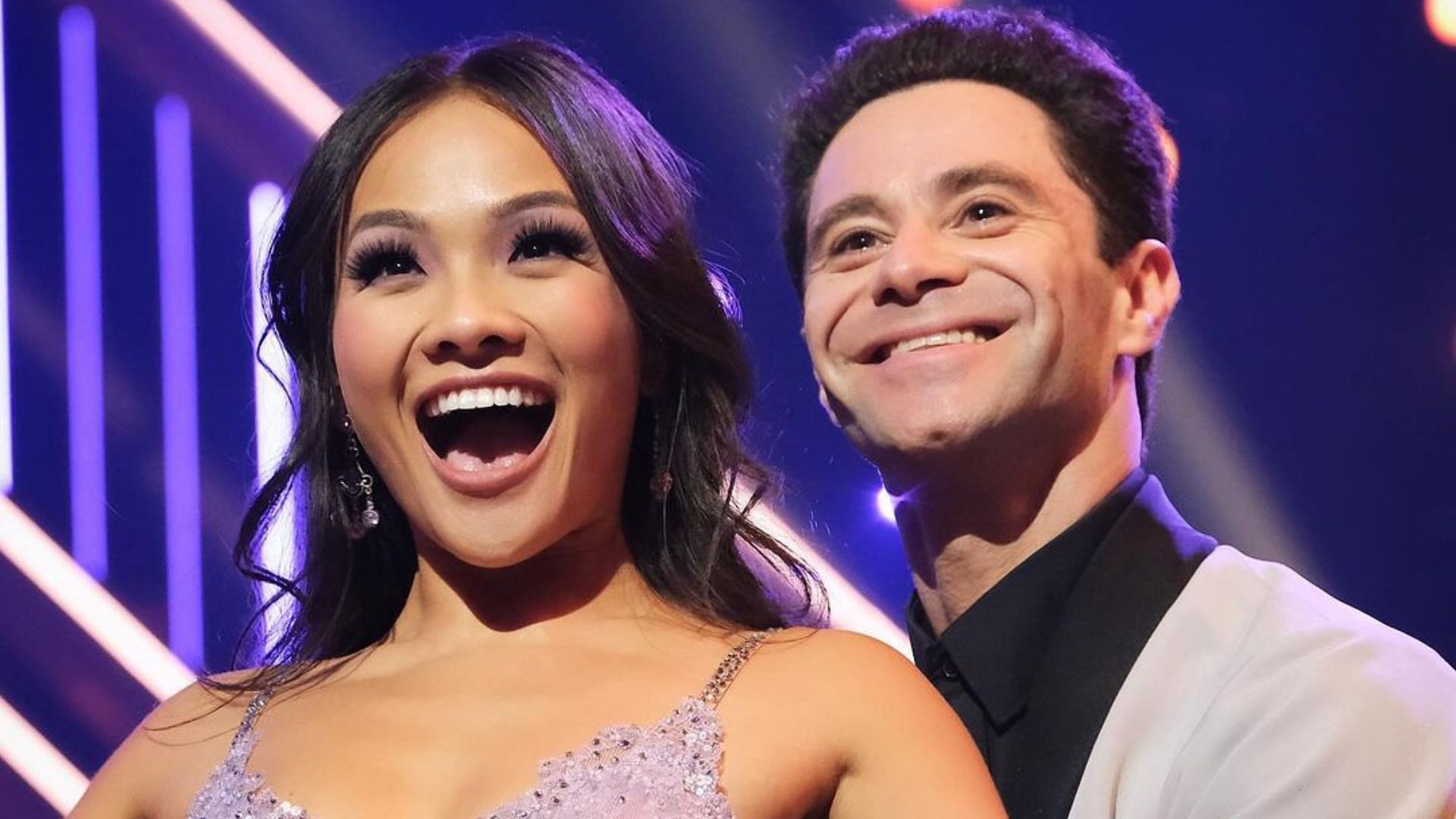 Jenn Tran &amp; Sasha Farber from Dancing with the Stars (Image via Instagram/@dancingwiththestars)