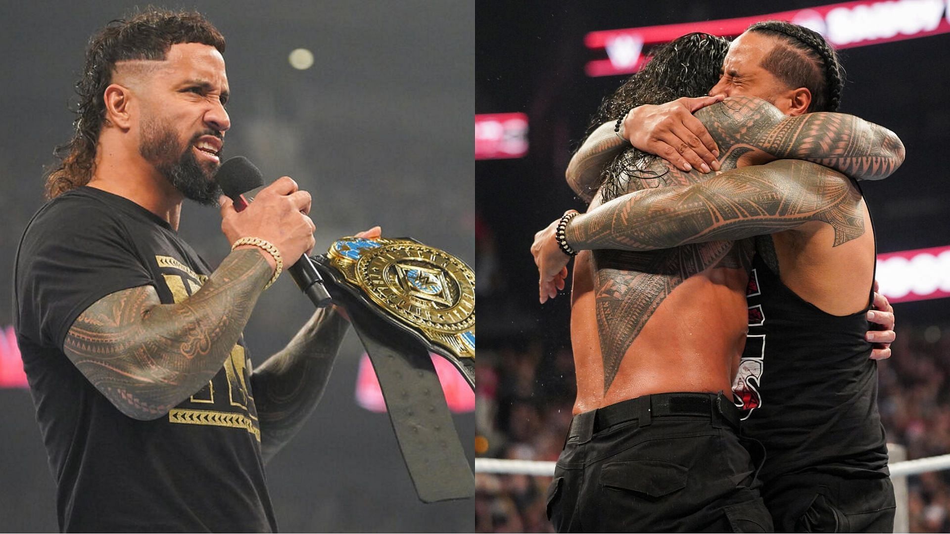 WWE Bad Blood, Jimmy Uso, Roman Reigns, Jey Uso, Paul Heyman, 