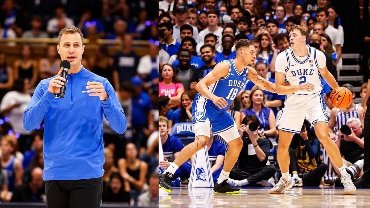 Jon Scheyer, Cooper Flagg (Image Credits: IMAGN)