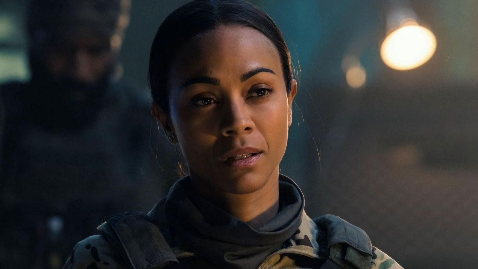 Zoe Saldana as Joe in a still from Special Ops: Lioness season 1