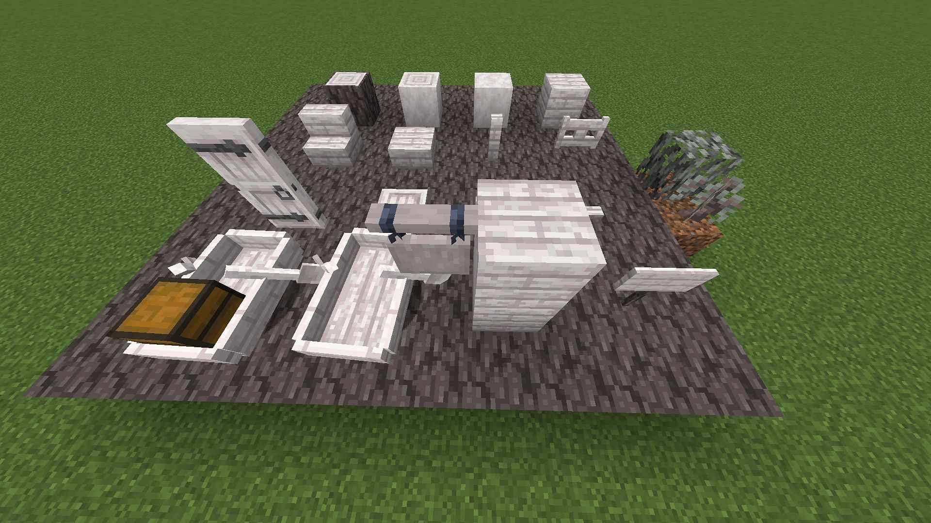 The Pale Garden provides new pale oak blocks in Minecraft (Image via Mojang)