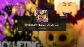 Legacy Lifting Simulator V6.99 Halloween Event 2024: New Bosses, weights, and more