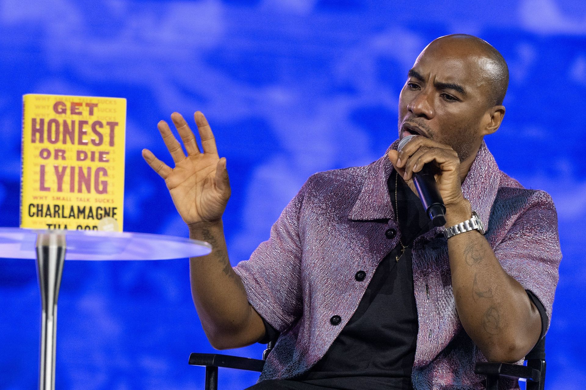 Charlamagne Tha God at Cry Out 2024 (Photo by Marcus Instagram/Getty Images)