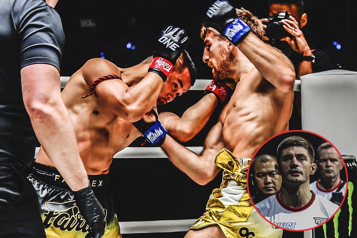 Nong-O Hama, Jonathan Haggerty, Jacob Smith - Photo by ONE Championship