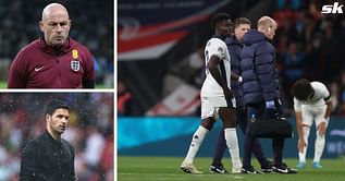 England boss Lee Carsley provides update on Bukayo Saka after Arsenal star limps off with injury in 2-1 loss to Greece