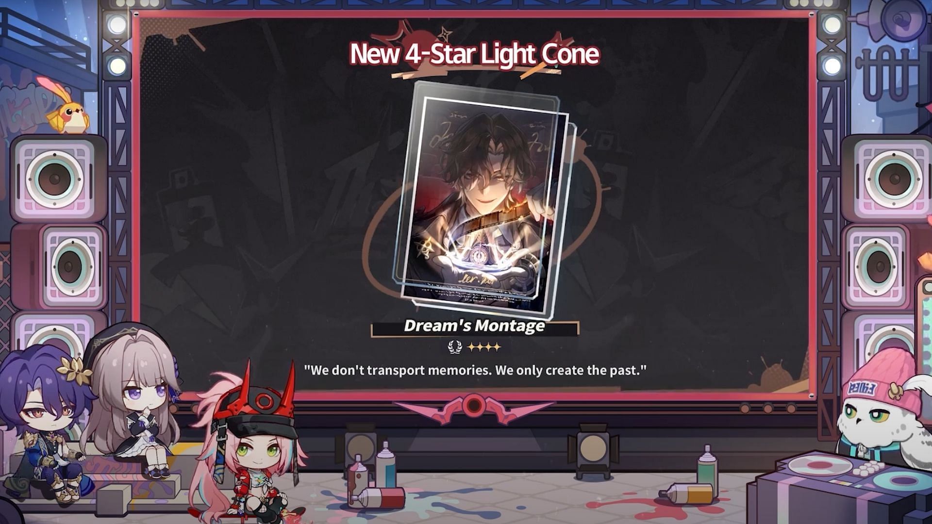 Dream&#039;s Montage, the new 4-star Light Cone (Image via HoYoverse)