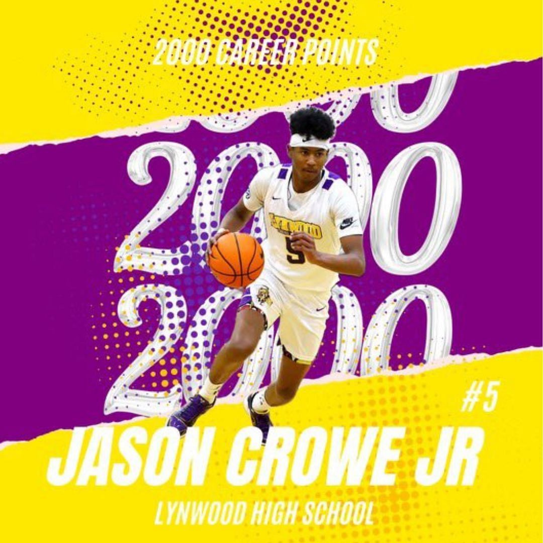 Jason Crowe Jr (Credit: Lynwood Boys Basketball X)