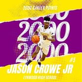 "If y'all don't know about him yet, get familiar" - Hoops fans react to video of 5-star PG Jason Crowe Jr.'s shooting prowess
