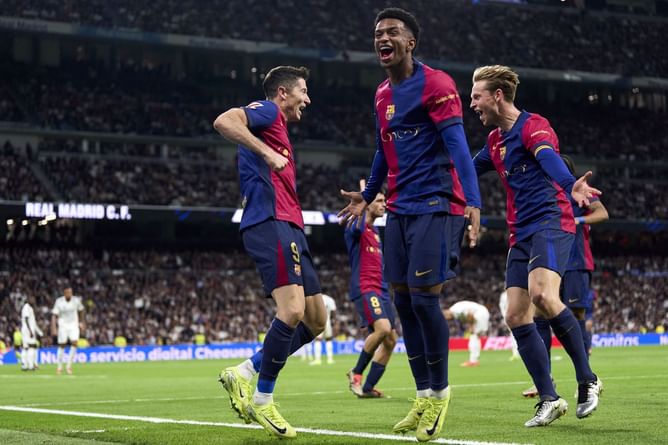 Real Madrid 0-4 Barcelona: Robert Lewandowski powers Blaugrana to shocking El Clasico win with two goals against Los Blancos | La Liga 2024-25