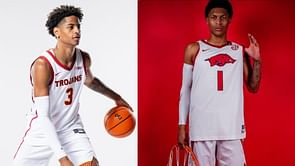 Photo: 5-star Guard Meleek Thomas shares candid on-court moment with Carmelo Anthony's son Kiyan Anthony