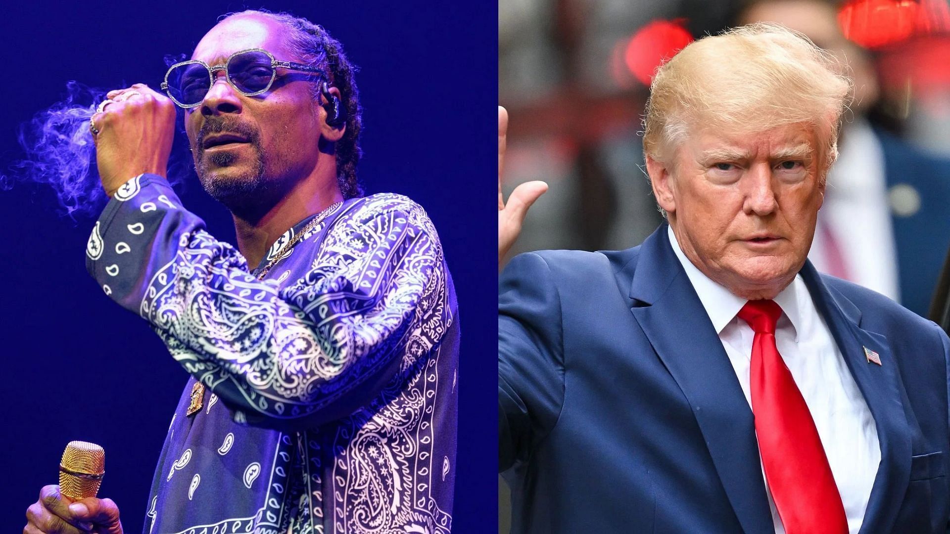 Snoop Dogg and Donald Trump (Images via Getty)