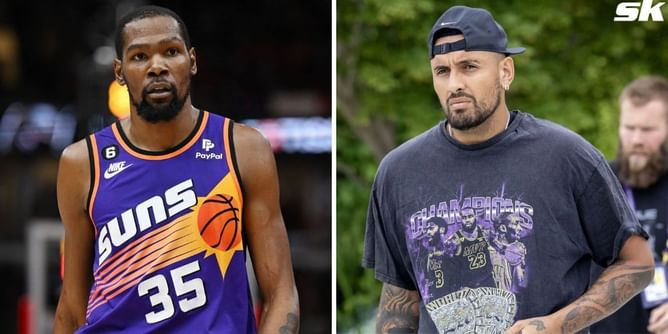 Nick Kyrgios falls for fake Kevin Durant quote making fun of women as a "headache" while explaining NBA star's single status