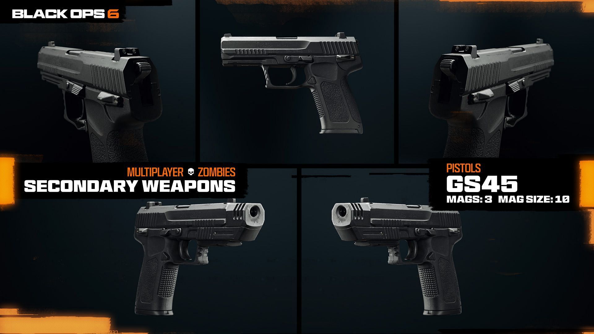 Arma secundária GS45 para configuração SVD ideal em Black Ops 6 (Imagem via Activision)